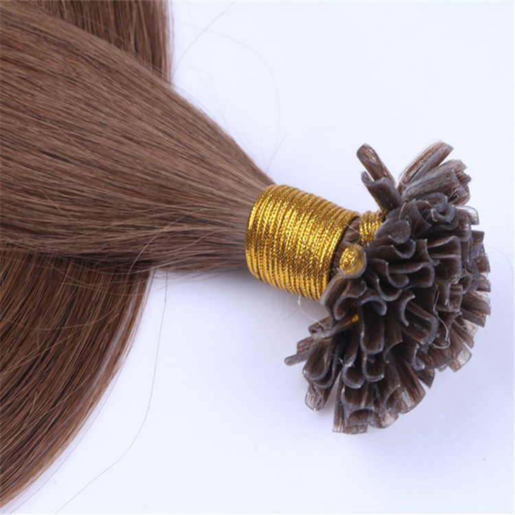 China factory price double drawn remy u tip hair extension hair suppliers QM055